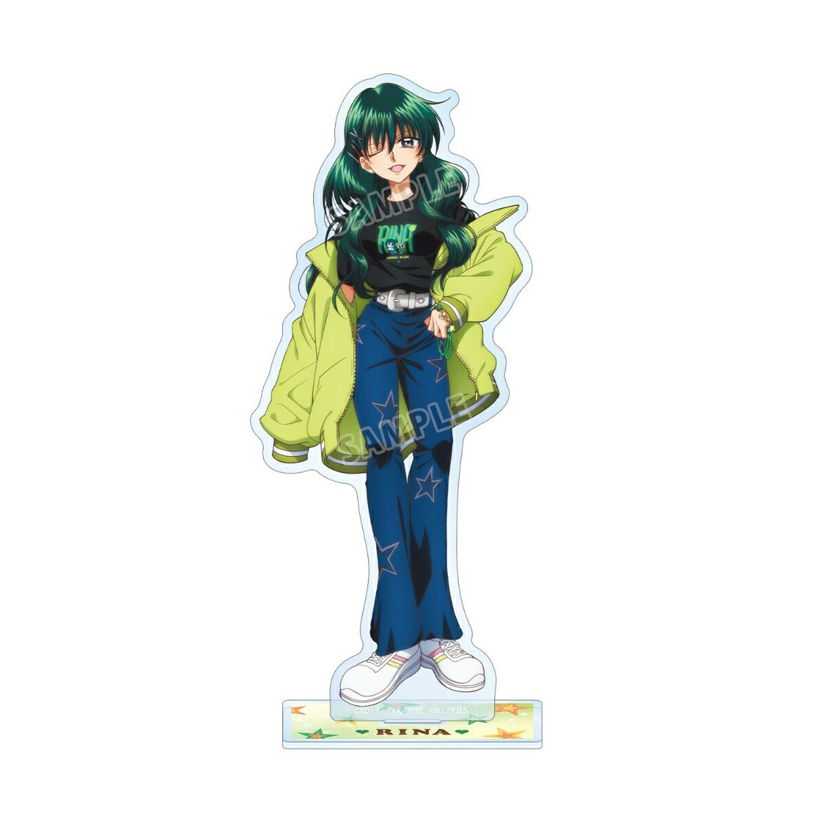 アニメ「ぴちぴちピッチ」ANGEL BLUEコラボ 描き下ろし 洞院 リナ BIGアクリルスタンド ver.B