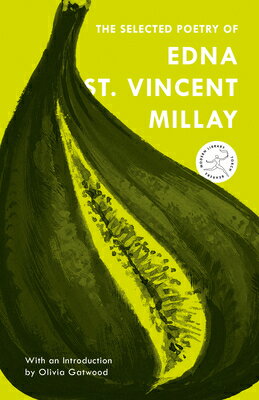 One of America's most celebrated poets--and winner of the Pulitzer Prize in 1923--Edna St. Vincent Millay defined a generation with her passionate lyrics and intoxicating voice of liberation. Edited by Millay biographer Nancy Milford, this Modern Library Paperback Classics collection captures the poet's unique spirit in works like "Renascence and Other Poems, "A Few Figs from This-tles, and "Second April, as well as in "The Ballad of the Harp-Weaver" and eight sonnets from the early twenties. As Milford writes in her Introduction, "These are the poems that made Edna St. Vincent Millay's reputation when she was young. Saucy, insolent, flip, and defiant, her little verses sting the page.