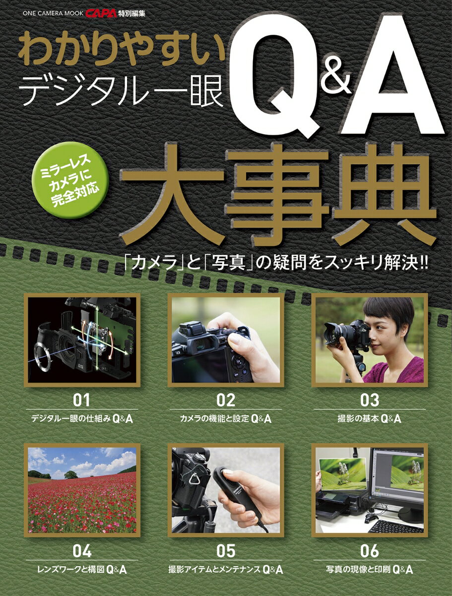 わかりやすいデジタル一眼Q＆A大事典 ミラーレスカメラに完全対応「カメラ」と「写真」の疑 （ONE CAMERA MOOK CAPA特別編集）