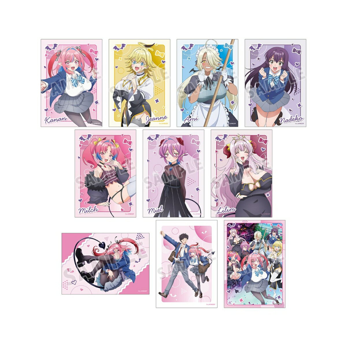 TVアニメ『カナン様はあくまでチョロい』トレーディングブロマイド(BOX＝10)