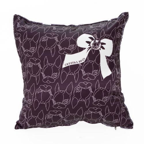 CRYSTAL BALL Relax cushion BK��WT