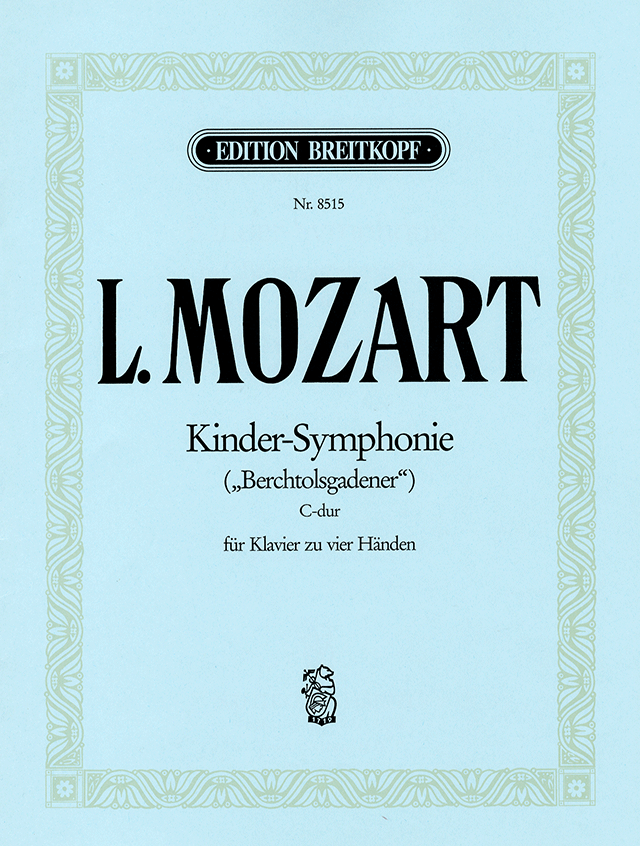 【輸入楽譜】モーツァルト, Leopold: おもちゃのシンフォニー(交響曲) ハ長調