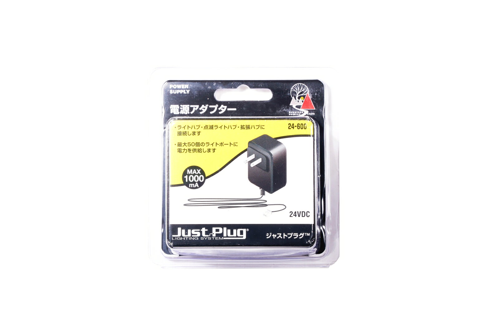 製品特徴
・家庭用交流100Vのコンセントからジャストプラグのライトハブ・点滅ライトハブ・拡張ハブに電源を供給します。

・ホビー系商品についての諸注意
メーカー都合により発売の大幅な延期が発生する可能性がございます。
予約商品についてはメーカーから順次入荷次第の発送となります。メーカー公表の発売日とは異なる場合がございますのでご了承ください。【対象年齢】：8歳以上