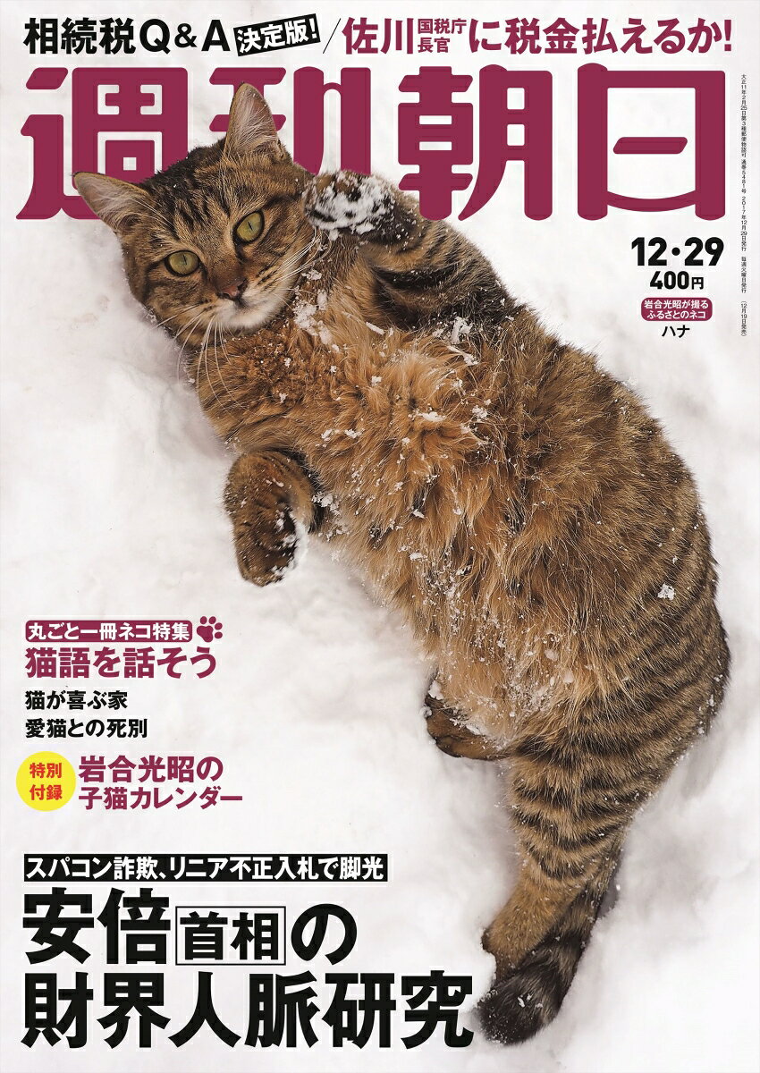週刊朝日 2017年 12/29号 [雑誌]