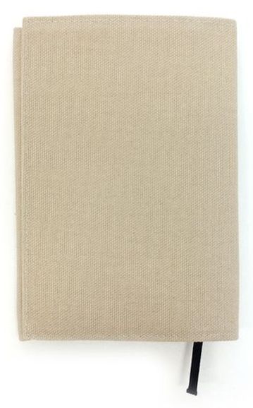 文庫版 国産帆布ブックカバー無地 BE