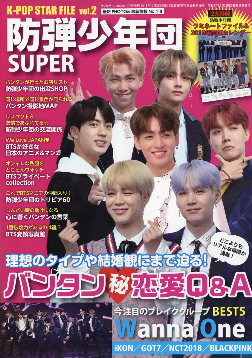 K-POP STAR FILE(ケーポップ スター ファイル) 2018年 12月号 [雑誌]