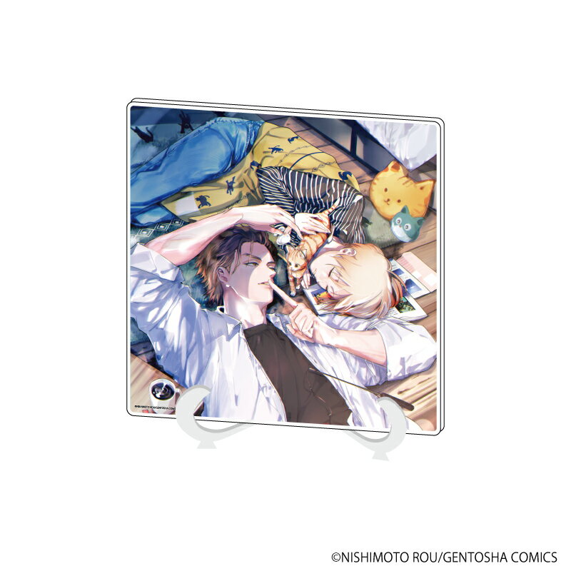 アクリルアートボード「西本ろう先生」01/ワル/ヤンキーのギャップ萌えめがねBLフェア(公式イラスト)【グッズ】