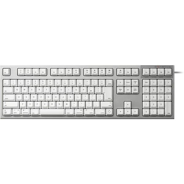 REALFORCE for Mac 日本語 フルキーボード （112配列 標準 Mac) KT白 昇華印刷 変荷重