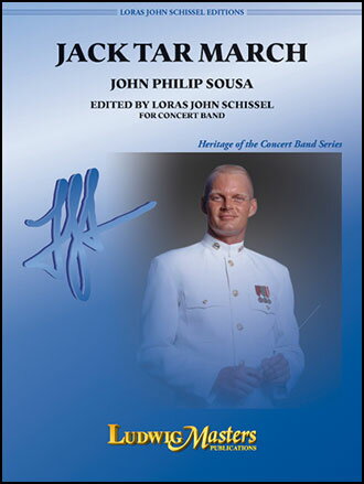 【輸入楽譜】スーザ, John Philip: ジャック・ター・マーチ/シッセル編: スコアとパート譜セット