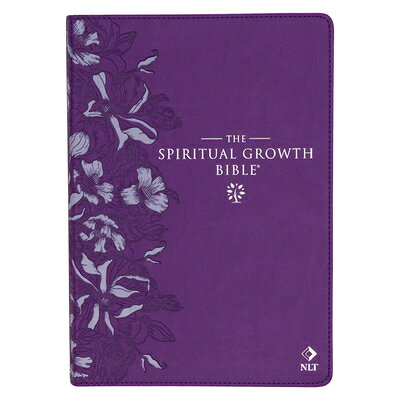 Nlt, the Spiritual Growth Bible (Faux Leather, Purple Floral) NLT THE SPIRITUAL GROWTH BIBLE [ Christian Art Gifts ]