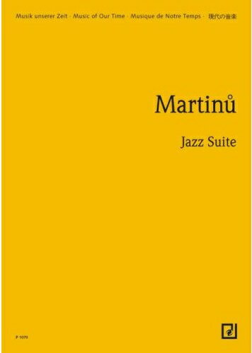 【輸入楽譜】マルティヌー, Bohuslav: ジャズ組曲: スタディ・スコア