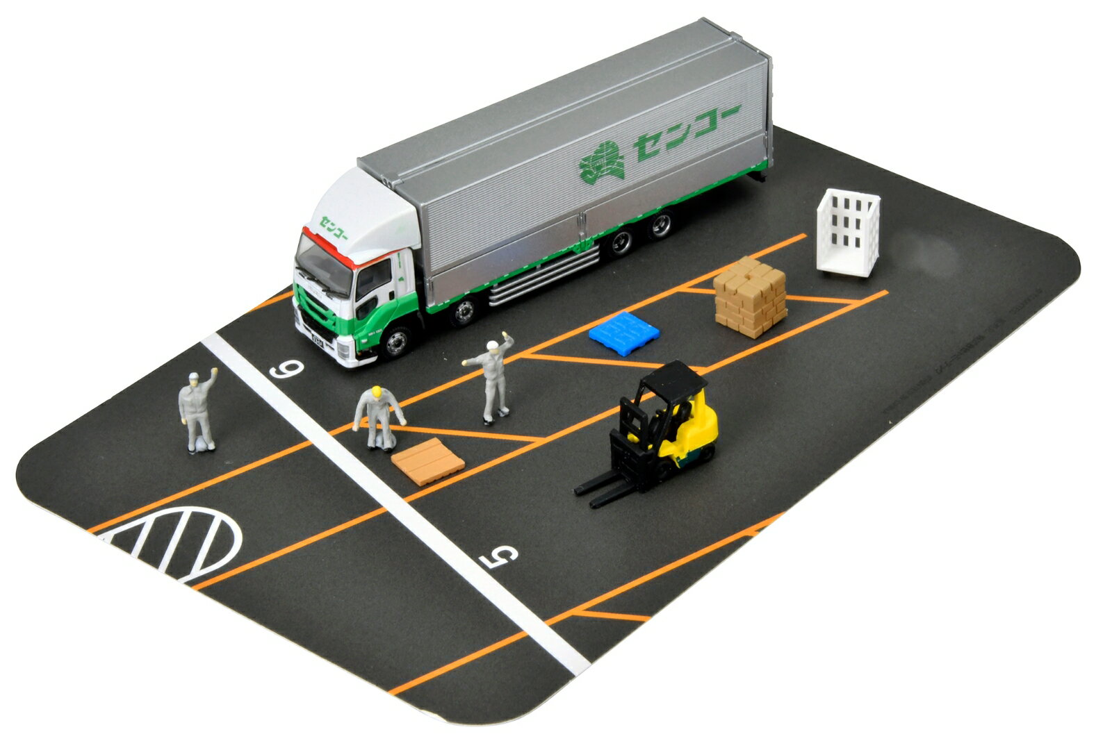 トラックコレクション 物流現場ウィングバンセットF センコー (鉄道模型 コレクション)