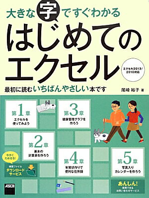 大きな字ですぐわかる　はじめてのエクセル エクセル2013／2010対応