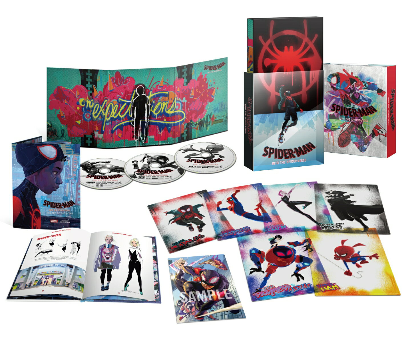 スパイダーマン：スパイダーバース プレミアム・エディション(初回生産限定)【4K ULTRA HD】【3D Blu-ray】