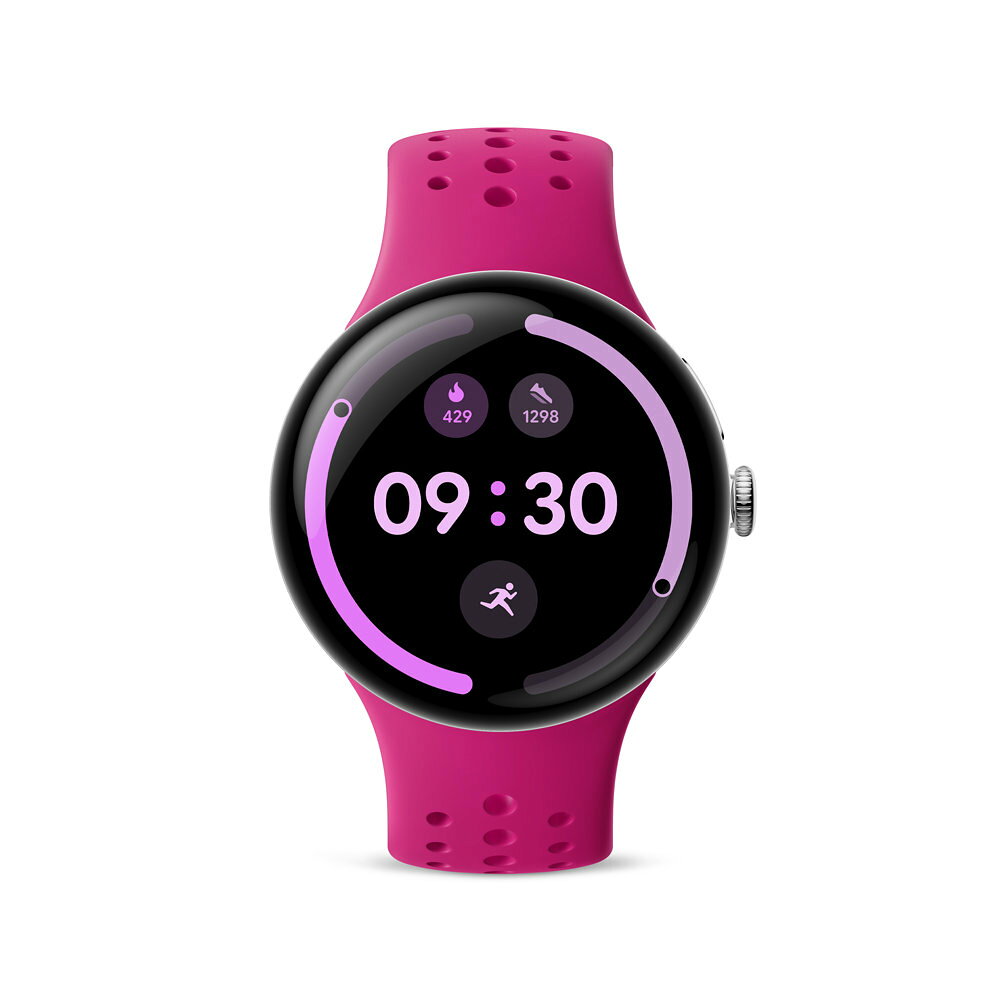 楽天ブックスのGoogle Pixel Watch（45 mm） アクティブ スポーツ バンド Hibiscus Lサイズ｜アングル3