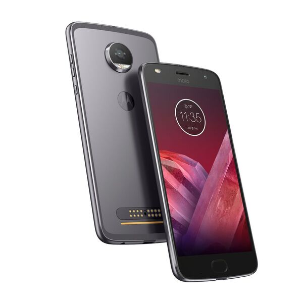 モトローラ SIMフリースマートフォン Moto Z2 Play 4GB／64GB ルナグレー AP3835AC3J4