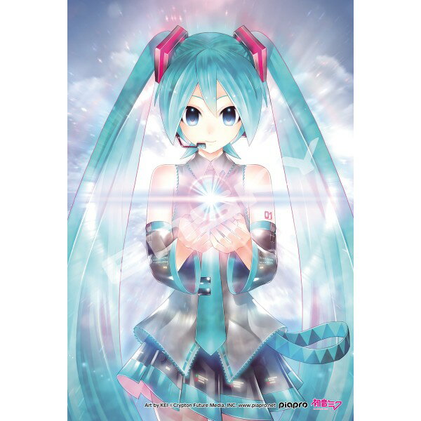 初音ミク 126-AC79　初音ミク アートクリスタルジグソーパズル126ピース　The Shining