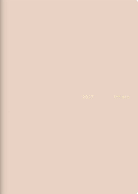 其它 - 2027年　手帳　1月始まり　No.586　torinco(R) 5　　[ピンクベージュ]高橋書店　B7判　　マンスリー （torinco）