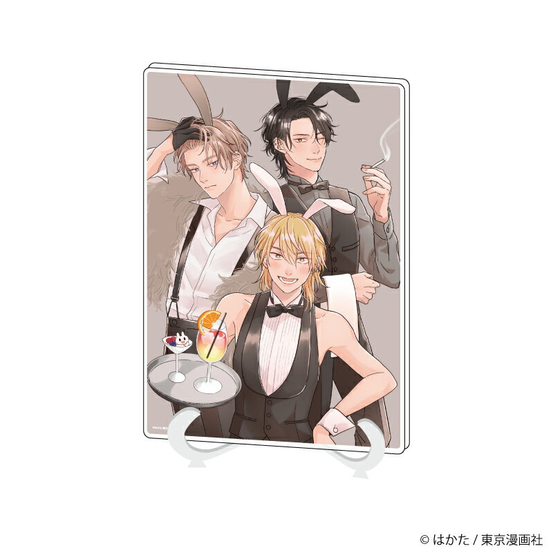 アクリルアートボード(A5サイズ)「はかた先生」01/ワル/ヤンキーのギャップ萌えめがねBLフェア(公式イラスト)【グッズ】