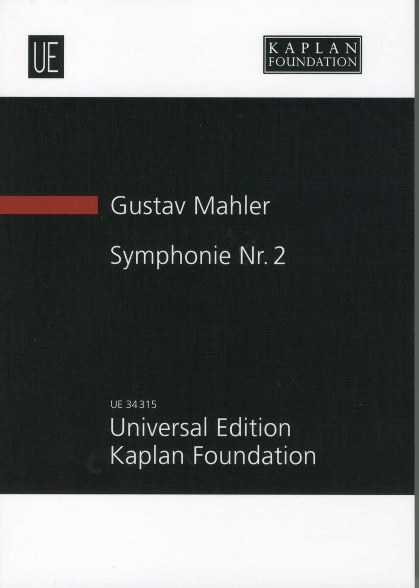 【輸入楽譜】マーラー, Gustav: 交響曲 第2番 ハ短調 「復活」/批判校訂版(2010年改定版): スタディ・スコア