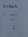 【輸入楽譜】バッハ, Johann Sebastian: パルティータ 第1巻 BWV 825-827/原典版/Steglich編 バッハ, Johann Sebastian