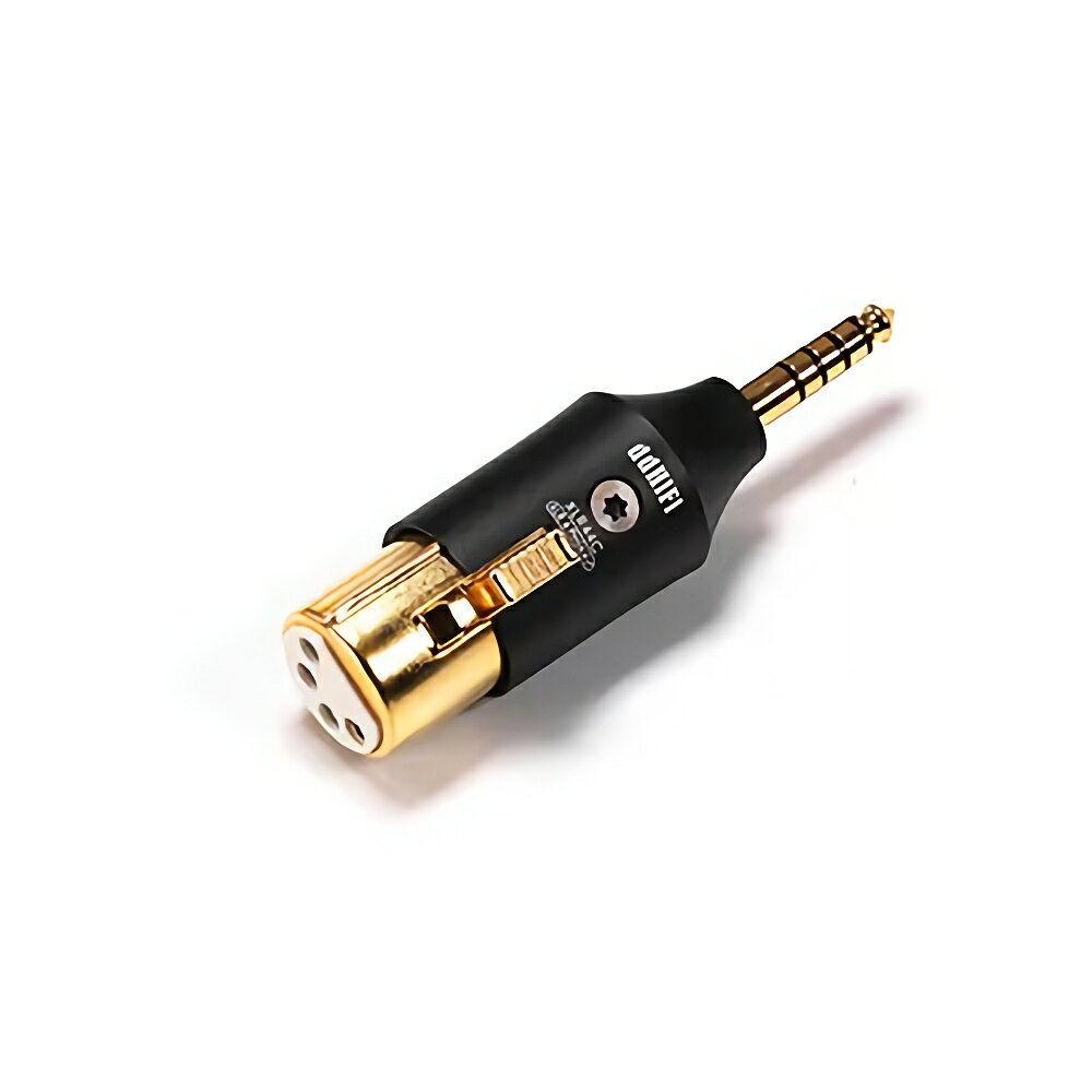 最近の音響機材で多く取り入れられている4.4mmバランスジャックを
XLR4Pin仕様のヘッドホンなどでもお使用頂けるようにと企画されました。

＜商品概要＞
○XLR44C XLR 4pin（メス） to 4.4mmバランスジャック（オス）
近年、再生機を中心にバランス出力は4.4mmジャックが装備される様になっていますが、お気に入りのヘッドホンはXLRである事があります。
折角の最新再生機をつなぎたい時に役立つのが本機XLR44Cです。

○ハイクォリティーな内線
台湾製の純銅金メッキ内部配線はスプリング・スイッチからグランドまで一体成形されています。

＜仕様＞
●本体色：ブラック
●寸法：約85（W）×30（D）×85（H）mm
●総重量：約70g
●正味量：約22g