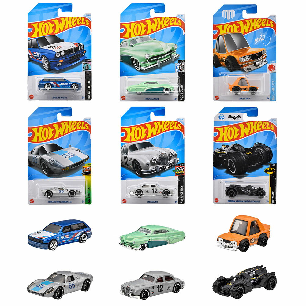ホットウィール(Hot Wheels) ベーシックカー Hアソート 36台入り BOX販売 乗り物おもちゃ ミニカー 3歳から マルチ 98MH-C4982