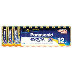 Panasonic エボルタ乾電池 単3形 12本パック LR6EJ/12SW
