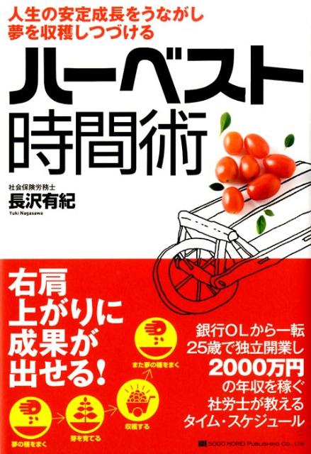 人生の安定成長をうながし夢を収穫しつづける 長沢有紀 総合法令出版ハーベスト ジカンジュツ ナガサワ,ユキ 発行年月：2009年05月 ページ数：188p サイズ：単行本 ISBN：9784862801418 長沢有紀（ナガサワユキ） 長沢社会保険労務士事務所代表。社会保険労務士、行政書士。1969年に東京都に生まれる。共立女子短期大学家政科卒業後、三井信託銀行（現中央三井信託銀行）に勤務のかたわら、将来を考え、宅地建物取引主任者、社会保険労務士資格を取得。名門社労士事務所に勤務後、平成6年8月、25歳にて長沢社会保険労務士事務所を開設した。最年少社労士として注目され、多数の雑誌の取材を受ける。平成6年から平成9年にかけて、社労士の大手専門学校にて非常勤講師を勤め、多くの合格者を輩出するなど順調に業績を伸ばし、その活動はマスコミの目にとまるほどに。プライベートでは、3児の母でもある（本データはこの書籍が刊行された当時に掲載されていたものです） 1章　夢の種をまけば必ず芽は出る（着実に結果を出せるハーベスト的考え方／収穫するべき「夢の種」の見つけ方　ほか）／2章　種まきをあせらずに（インターネットは情報収集よりも時間管理が重要／夢を育てる「場所」を見つけよう　ほか）／3章　育ちはじめた芽に愛を注ぐ（今日の1分が収穫を左右する／メール返信の9対1のコツ　ほか）／4章　育て方を見直す（頑張った末のミスは発育に影響しない／ストップウォッチを使い集中力を高める　ほか）／5章　収穫し、また種をまく（収穫した夢で「自分ブランド」作り／仕事とプライベートを切り離さないから収穫できる　ほか） 銀行OLから一転25歳で独立開業し2000万円の年収を稼ぐ社労士が教えるタイム・スケジュール。 本 人文・思想・社会 宗教・倫理 倫理学 美容・暮らし・健康・料理 生き方・リラクゼーション 生き方