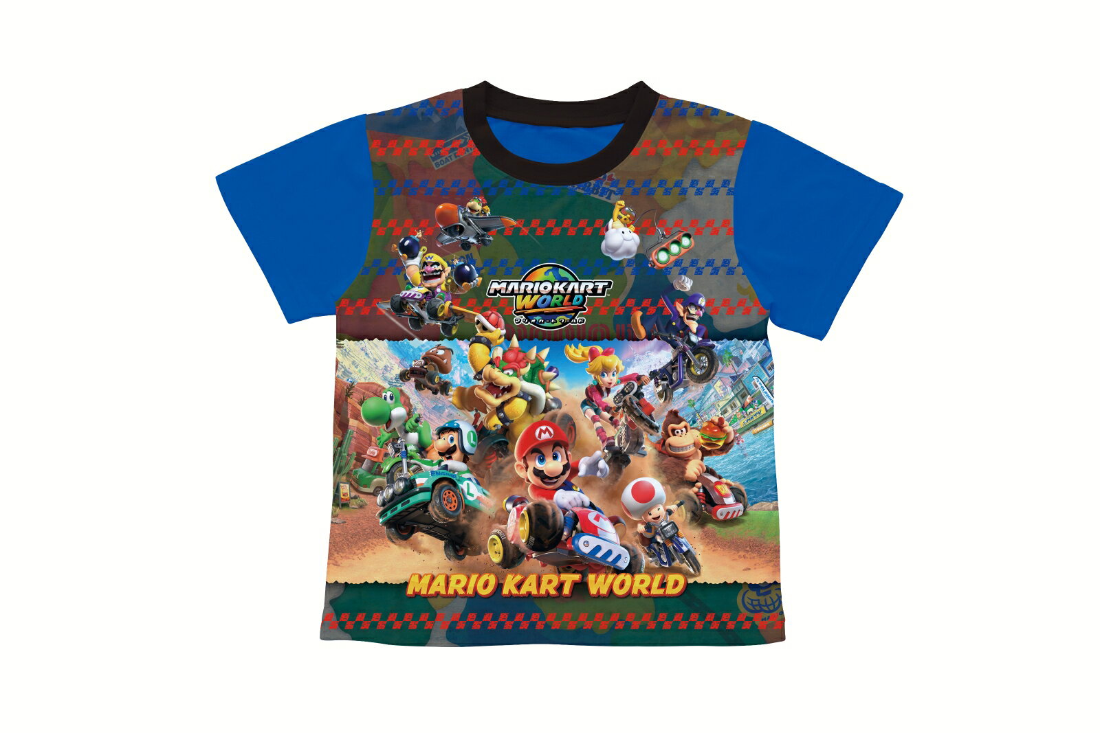 勇気がでる！光るパジャマ マリオカートワールド（ブルー）(130cm)