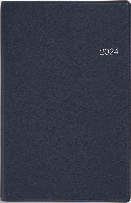 2024年 手帳 1月始まり No.142 ビジネス手帳 小型版 2 [紺]高橋書店 手帳判 ウィークリー ビジネス手帳 小型版 