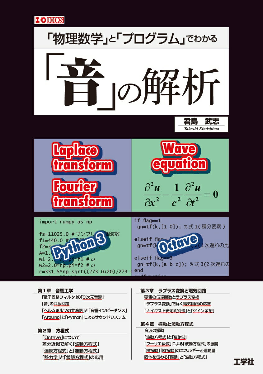 「物理数学」と「プログラム」でわかる「音」の解析