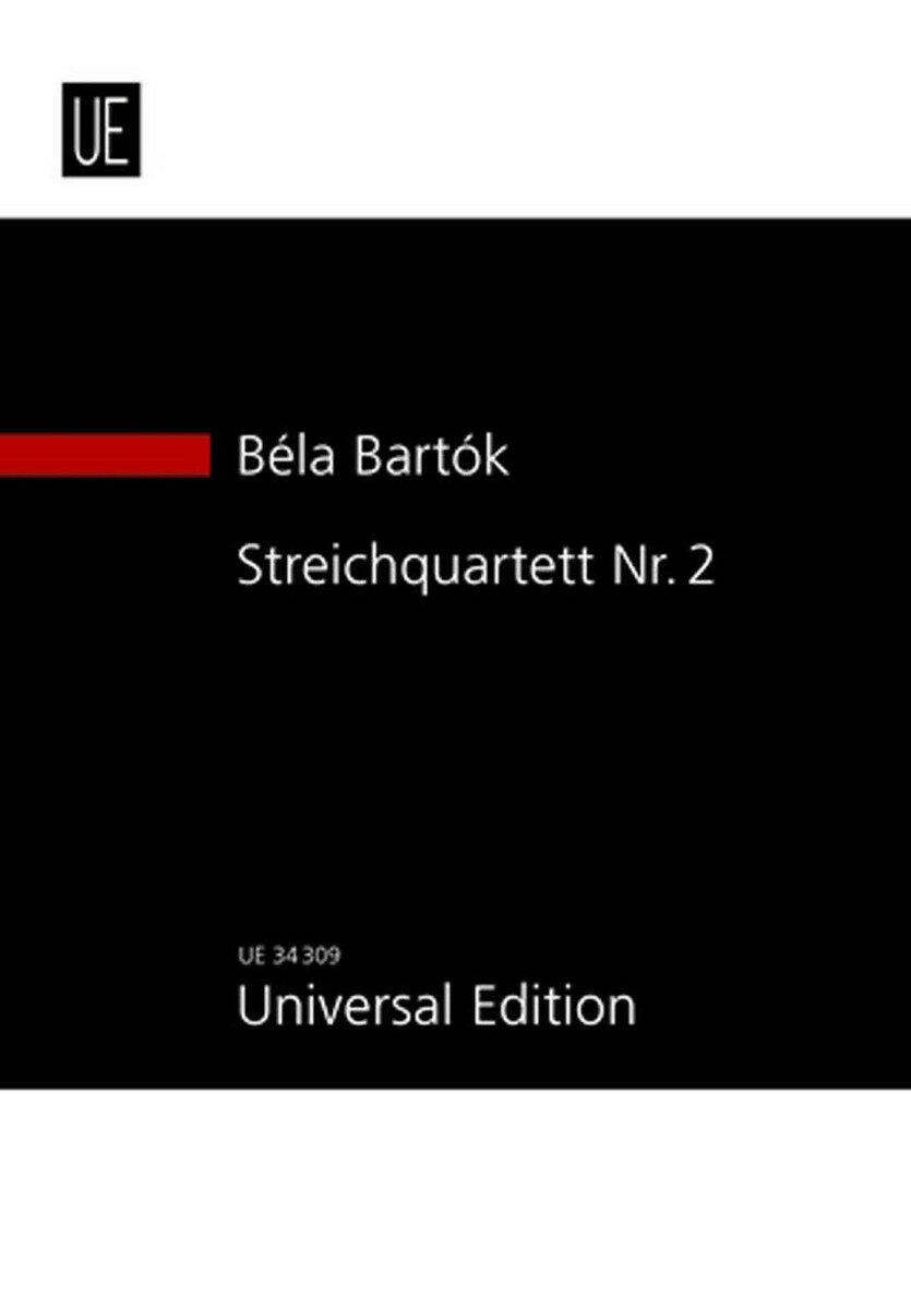【輸入楽譜】バルトーク, Bela: 弦楽四重奏曲 第2番 Op.17