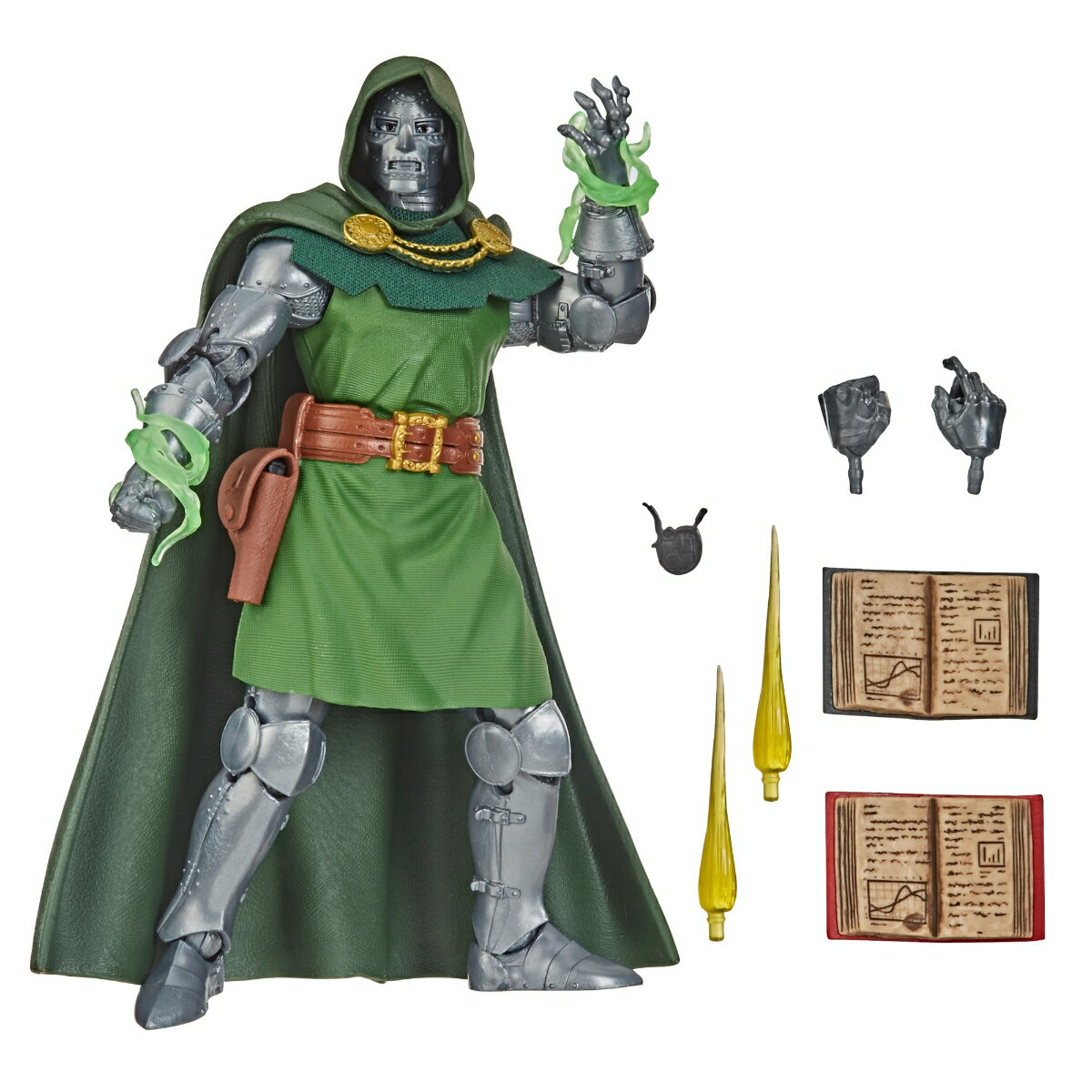 ハズブロ(Hasbro)MARVEL マーベル ヴィンテージシリーズ 6インチサイズ ドクタードゥーム ファンタスティック・フォー アクションフィギュア おもちゃ アクセサリー10個 マーベルスーパーヒーローコレクタブルシリーズ 対象年齢4歳以上 E9627 正規品