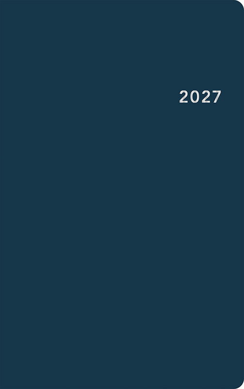 2027年　手帳　1月始まり　No.143　ビジネス手帳 〈小型版〉 4　　[紺]高橋書店　手帳判　　ウィークリー （ビジネス手帳 〈小型版〉）