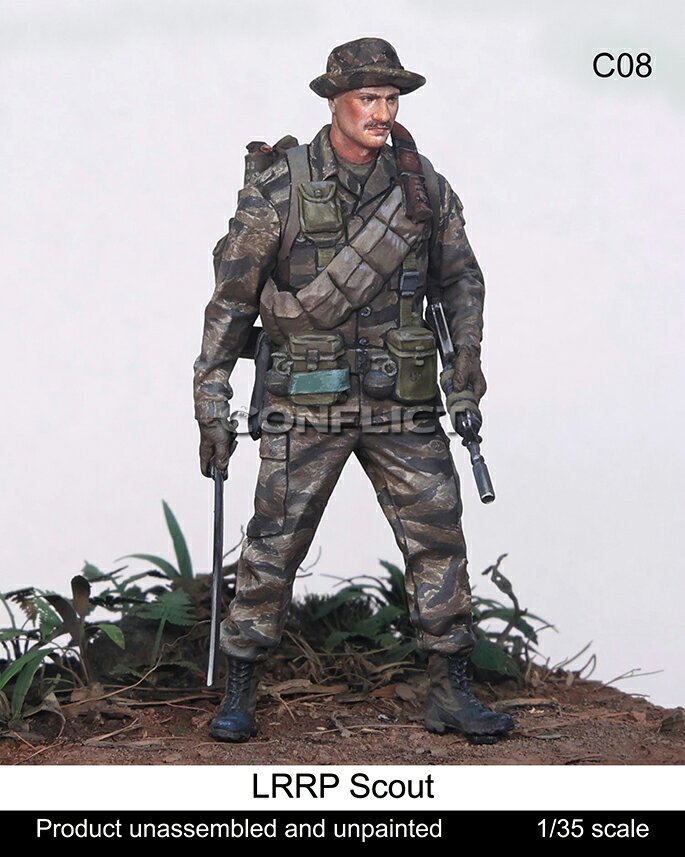 1/35 現用 アメリカ 特殊長距離偵察パトロール(LRRP)の斥候 【CM-C08】 (プラモデル)