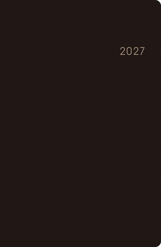 2027年 手帳 1月始まり No.144 ビジネス手帳 〈小型版〉 5 [黒]高橋書店 手帳判 ウィークリー