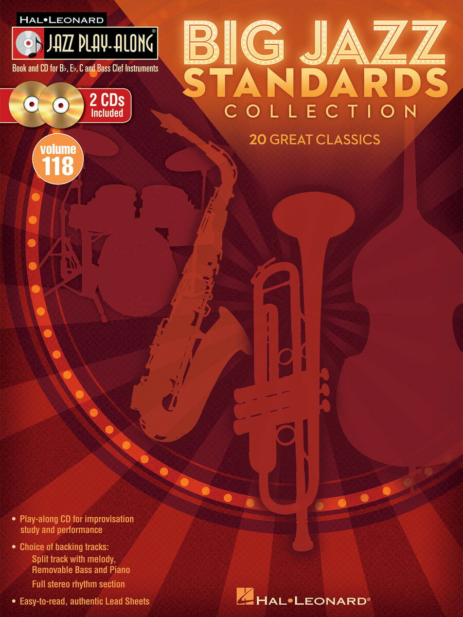 【輸入楽譜】ジャズ・プレイ・アロング 第118巻: ビック・ジャズ・スタンダード・コレクション: CD付