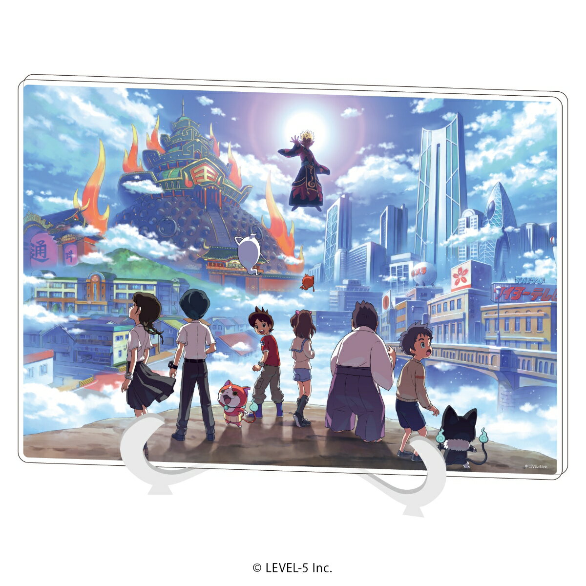 アクリルアートボード(A5サイズ)「妖怪ウォッチ」01/妖怪ウォッチ4 キービジュアル(公式イラスト)【グッズ】