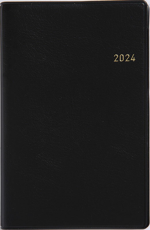 2024年 手帳 1月始まり No.145 ビジネス手帳 〈小型版〉 6 [黒]高橋書店 手帳判 ウィークリー
