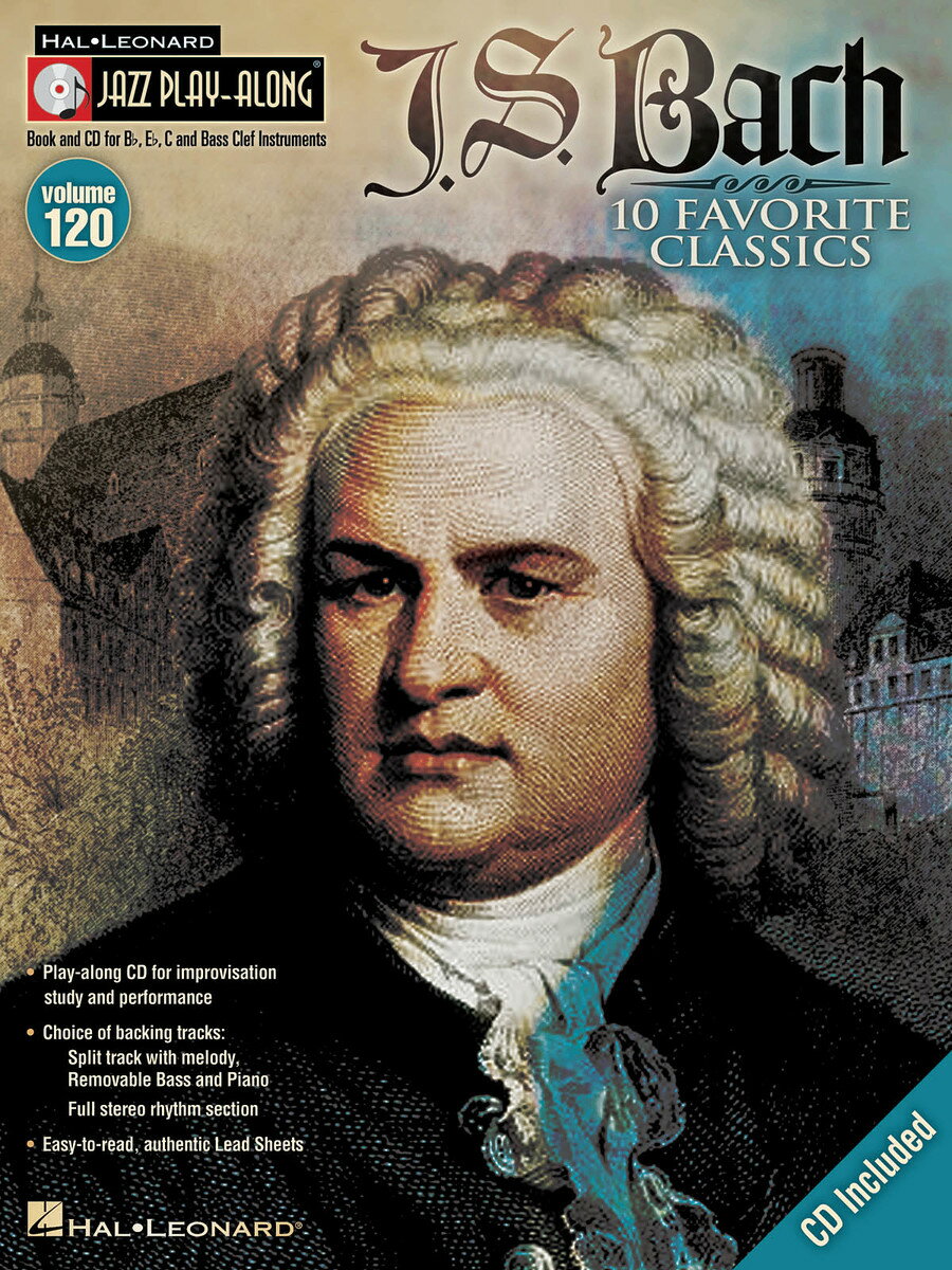 【輸入楽譜】バッハ, Johann Sebastian: ジャズ・プレイ・アロング 第120巻: ヨハン・セバスティアン・バッハ: オーディオ・オンライン・アクセスコード付