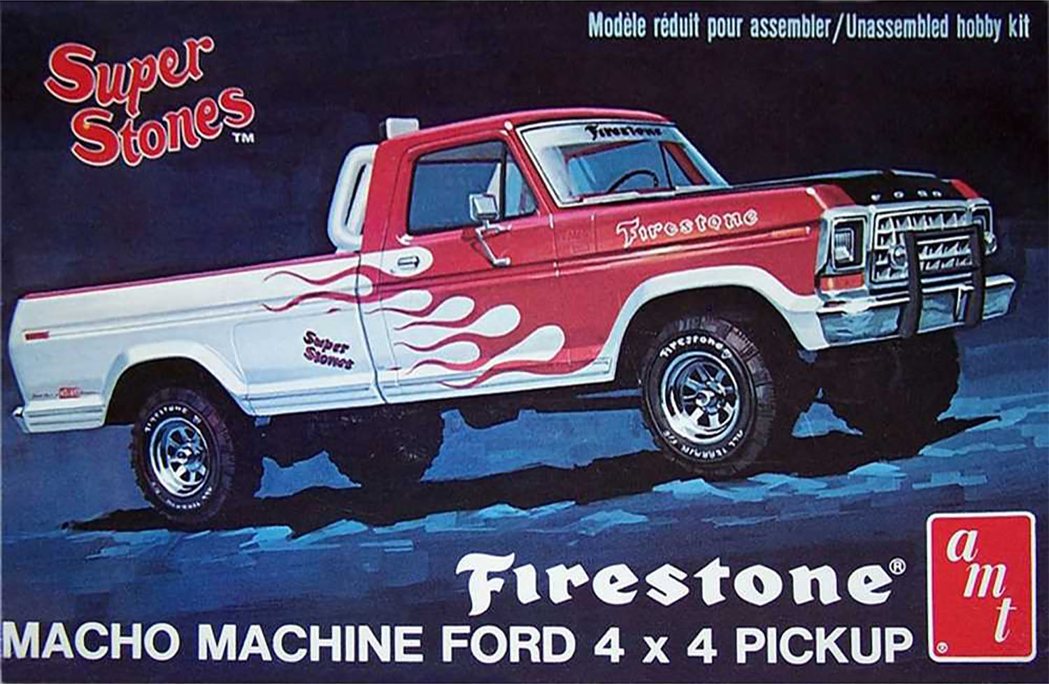 1/25 ファイアストーン スーパーストーンズ 1978 フォード4x4ピックアップ 【AMT858】 (プラモデル)