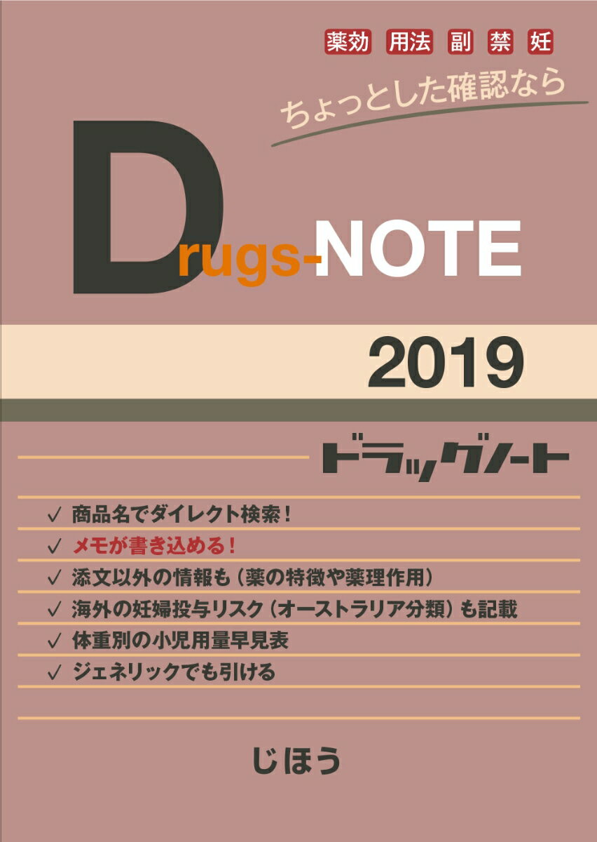 Drugs-NOTE2019 ドラッグノート