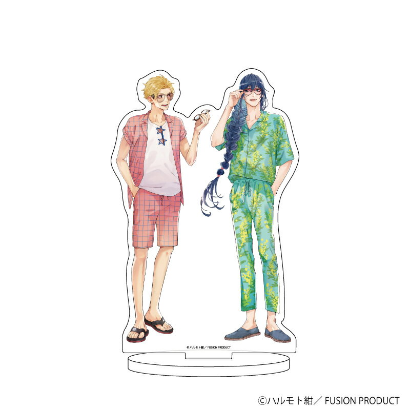 キャラアクリルフィギュア「ハルモト紺先生」01/ワル/ヤンキーのギャップ萌えめがねBLフェア(描き下ろしイラスト)【グッズ】