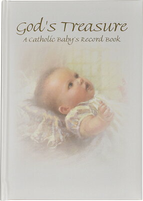 A Catholic babys record book which records the spiritual and physical development of a child through 8th grade. 48 pages. Size: 8 x 11. Padded cover. Gift Boxed.