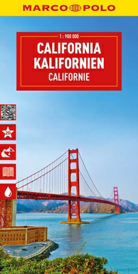 California Marco Polo Map MAP-CALIFORNIA MARCO POLO MAP （Marco Polo Maps） [ Marco Polo ]