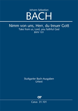 【輸入楽譜】バッハ, Johann Sebastian: カンタータ 第101番「主、まことの神よ、われらから取り去りたまえ」 BWV 101/原典版/Kubik編: 指揮者用大型スコア