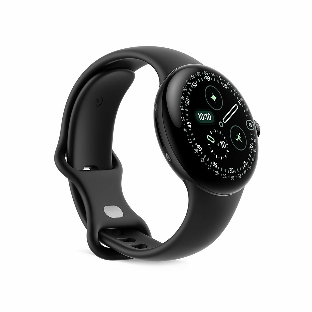 Google Pixel Watch 4(41 mm)Matte Black アルミケース/Obsidian アクティブ バンド Wi-Fi 2