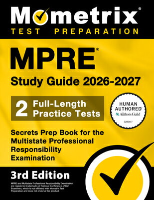 Mpre Study Guide 2026-2027 - 2 Full-Length Practice Tests, Secrets Prep Book for the Multistate Prof