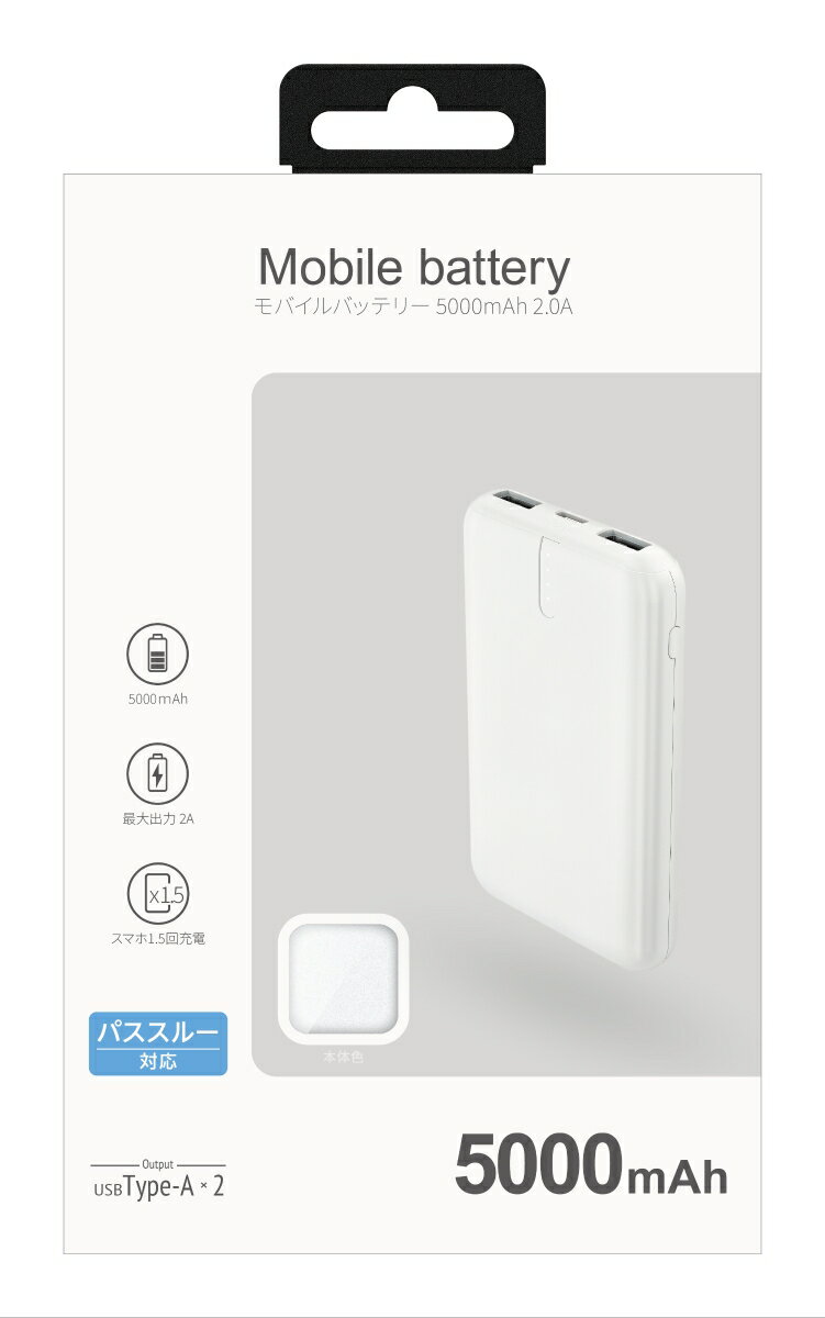 ��Х���Хåƥ꡼5000mAh���ۥ磻�ȡ�1��